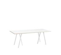 HAY Table à manger Loop Stand White laminate-white. 200 cm