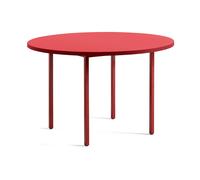 HAY Table à manger Two-Colour Ø120 cm Maroon red-red