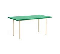 HAY Table à manger Two-Colour 82x160 cm Ivory-green mint