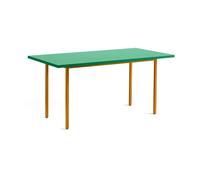 HAY Table à manger Two-Colour 82x160 cm Ochre-green mint
