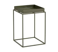 HAY Table à plateau Tray Table medium Olive green. 30x30x44 cm