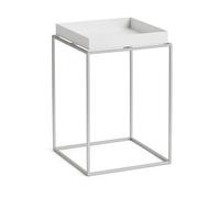 HAY Table à plateau Tray Table medium White-silicone gris. 30x30x44 cm
