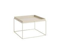 HAY Table à plateau Tray Table medium Warm beige. 60x60x39 cm