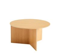 HAY Table basse Slit Ø65 cm Lacquered oak