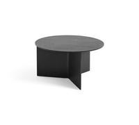 HAY Table Basse Bois Slit Ronde Ø65 Noir