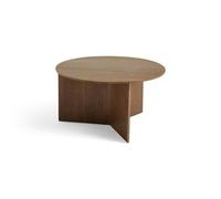 HAY Table Basse Bois Slit Ronde Ø65 Noyer Noyer