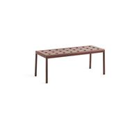 HAY Table Basse de Balcon L96,5 x H39 Rouge Fer