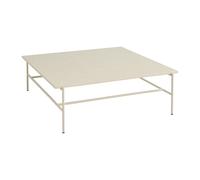 HAY Table basse Rebar 100x104x33 cm Beige marble-alabaster