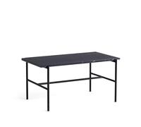 HAY Table basse Rebar 80x49x40.5 cm Black marble-black