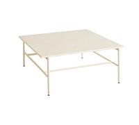 HAY Table basse Rebar 80x84x33 cm Beige marble-alabaster