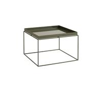 HAY Table à plateau Tray Table medium Olive green. 60x60x39 cm