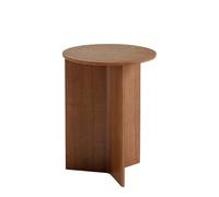 HAY Table d'appoint Slit high Ø35 cm Lacquered walnut