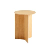 HAY Table d'appoint Slit high Ø35 cm Lacquered oak