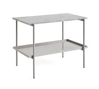HAY Table d'appoint Rebar 75x44x55 cm Grey marble-fossil