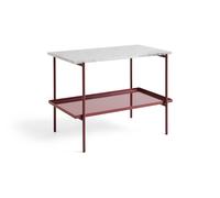 HAY Table d'appoint rectangulaire Rebar - rouge étable