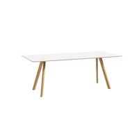 HAY Table de salle à manger Copenhague CPH30 - white laminate - vernis à base d'eau - 200 x 90 cm