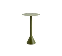 HAY Table ronde Palissade Cone - vert olive - Ø60_H105cm