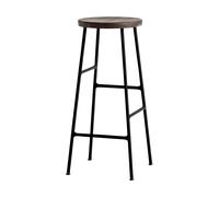 HAY Tabouret de bar Cornet 75 cm Smoked oiled oak-soft black
