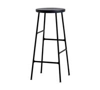 HAY Tabouret de bar Cornet 75 cm Soft black oak-soft black