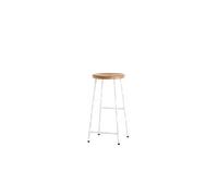 HAY Tabouret de bar Cornet H65 - chêne huilé - blanc crème - bas