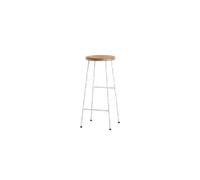 HAY Tabouret de bar Cornet - chêne huilé - blanc crème - haut