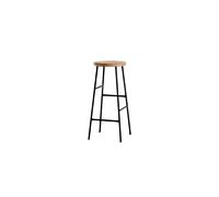 HAY Tabouret de bar Cornet - haut - soft black - chêne huilé