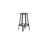 HAY Tabouret de bar Revolver Stool - Hauteur 65 cm - noir