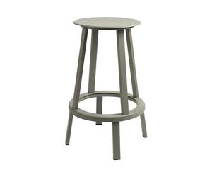 Hay - Tabouret haut pivotant Gris