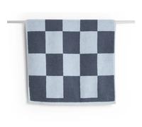 HAY Tapis de salle de bain Check 50x90 cm Steel blue