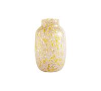 HAY Vase Splash Round L 30 cm Light pink-yellow