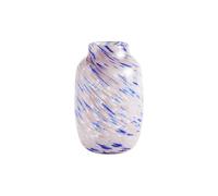 HAY Vase Splash Round L 30 cm Light pink-blue