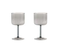 HAY Verre à vin Tint 25 cl Lot de 2 Gris