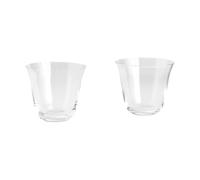 HAY Verres à boire Curve Tumbler lot de 2 Clear