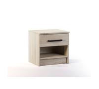 Bestmobilier Table de chevet Hayato - Chêne clair