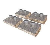 Hayward Axv413p Gris clair en vinyle Chaussures de remplacement pour certaines Hayward piscine nettoyants, Lot de 4