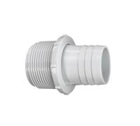 Embout cannelé pour raccord tuyau flottant - Hayward - Modèle 3396 - Blanc - Ø 38 mm