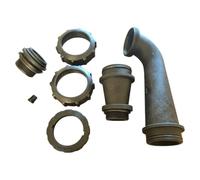 Kit de connexion pour vanne multivoies de piscine - SPX0719PAKKR - Hayward Noir