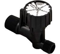 Hayward - Régulateur de débit pour distributeurs de produits chimiques - CLX110DA, Acier inoxydable, Noir