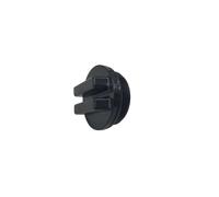 Hayward SP1022CBLK 3,81 cm MIP Piscine en béton Bouchon de vidange avec O-Ring - Noir
