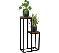 Hazel Rustic aged oak noir parterre de fleurs debout