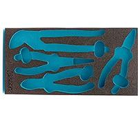 Hazet 163-257L Garniture en mousse souple bi matière