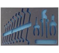 Hazet 163-59L 163-59L Insert en mousse (L x l) 519 mm x 342 mm