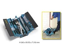 Hazet 190/80 Boîte à outils garnie métal bleu