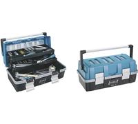 Hazet 190L-2 Boîte à outils vide plastique noir, bleu, argent