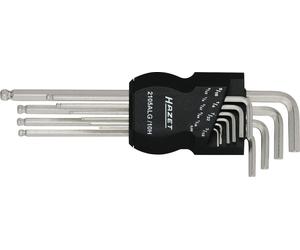 Hazet 2105ALG/10H Allen Allen key set 0.05 inch, 1/16 inch, 5/64 inch, 3/32 inch, 1/8 inch, 5/32 inch, 3/16 inch, 7/32 inch, 1/4 inch, 5/16 inch 10-piece