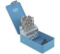 Hazet 2128N-1 HSS Jeu de forets à queue 25 pièces 1 mm, 1.5 mm, 2 mm, 2.5 mm, 3 mm, 3.5 mm, 4 mm, 4.5 mm, 5 mm, 5.5 mm, 6 mm, 6.5