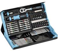Hazet 2200SC-31 Jeu dembouts 73 pièces vis à fente, cruciforme Phillips, vis Pozidriv, 6 pans intérieurs, TORX® intérieur, Torx Tamper Resistant