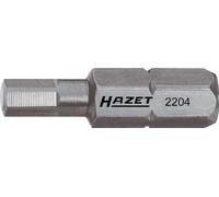 HAZET Embout de visseuse 2204-7 – 6,3 mm (1/4 pouce) 6 pans intérieurs Taille 7 25 mm