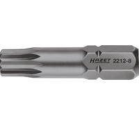Hazet 2212-8 Embout-tournevis hexagone massif 5/16'' denture multiple intérieur XZN Taille M8 longueur 32 mm