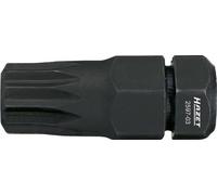 Hazet 2597-03 Embout-tournevis hexagone massif 5/16'' denture multiple intérieur XZN Taille M8 longueur 21 mm